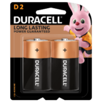 Duracell Ultra D batteries 1.5V in a 2 piece pack