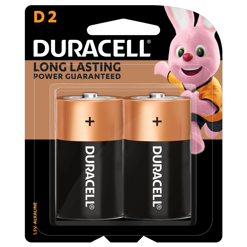 Duracell Ultra D batteries 1.5V in a 2 piece pack