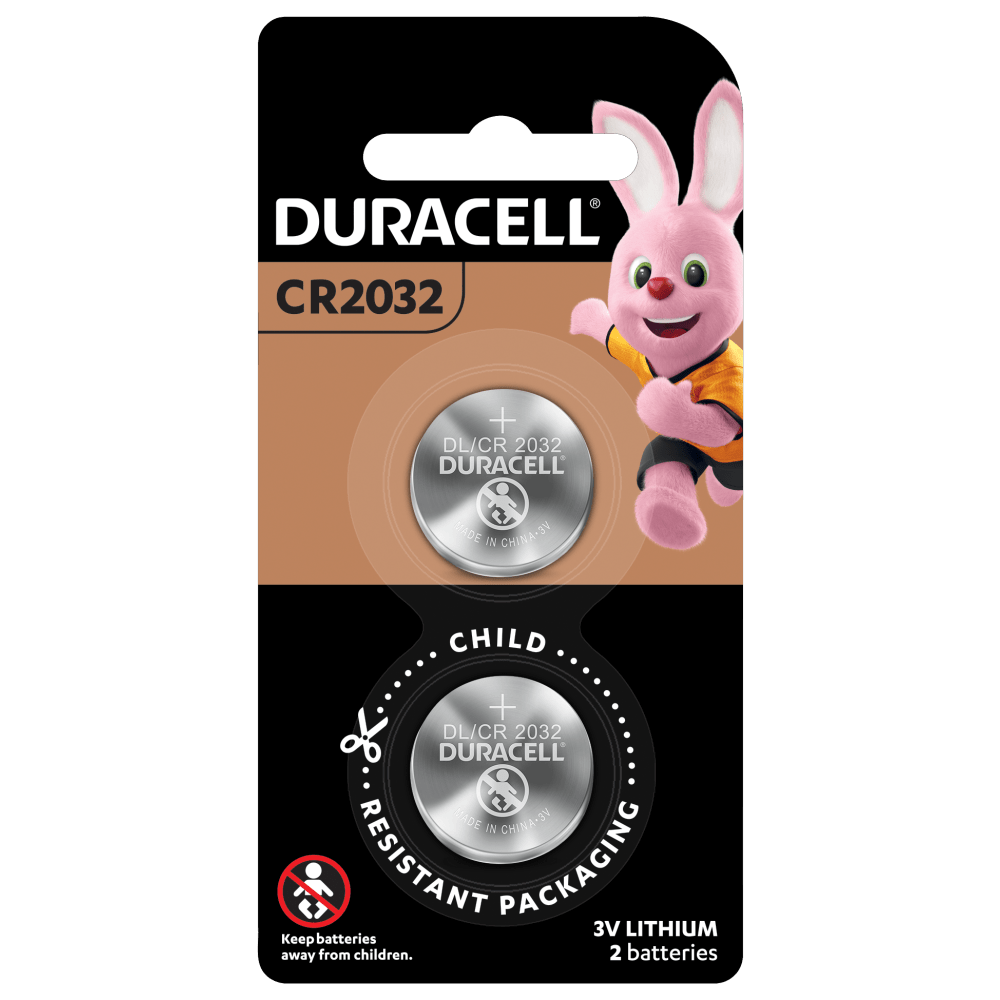 4 x DURACELL DL/CR 2032 3V Lithium Coin Cell Battery Batteries LONGEST  EXPIRY