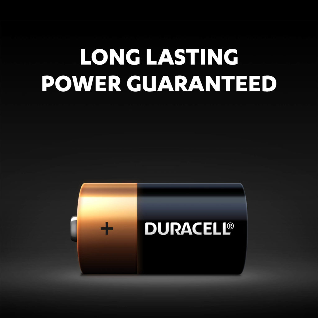 Duracell Plus C batteries have up to 50% more power
