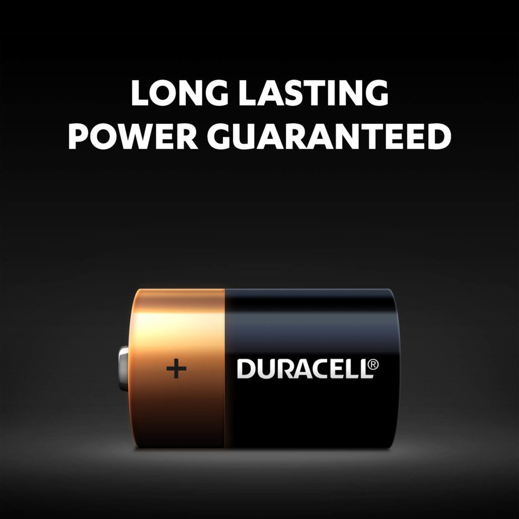 Duracell Ultra battery size D with unique Powercheck technology