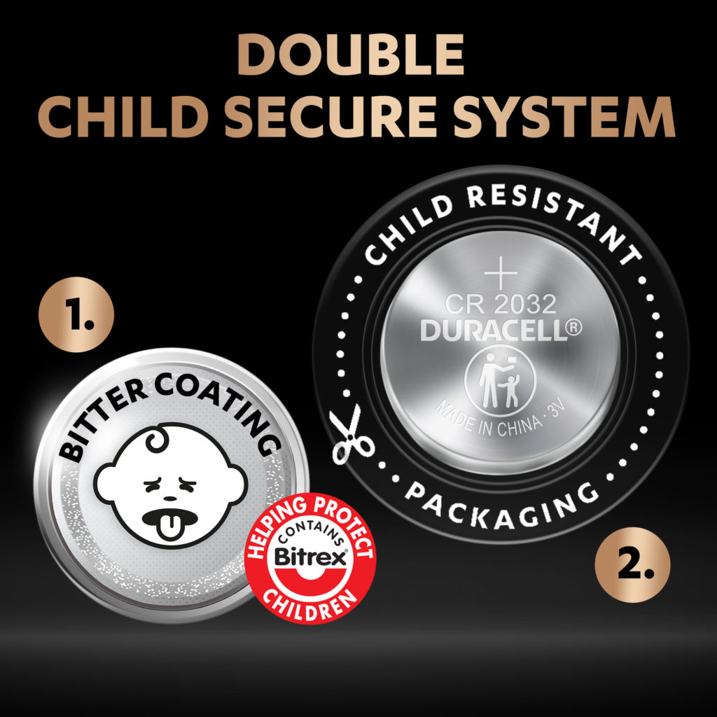 Buy Duracell 2032 Lithium Coin Batteries 3V (CR2032) - Pack of 2