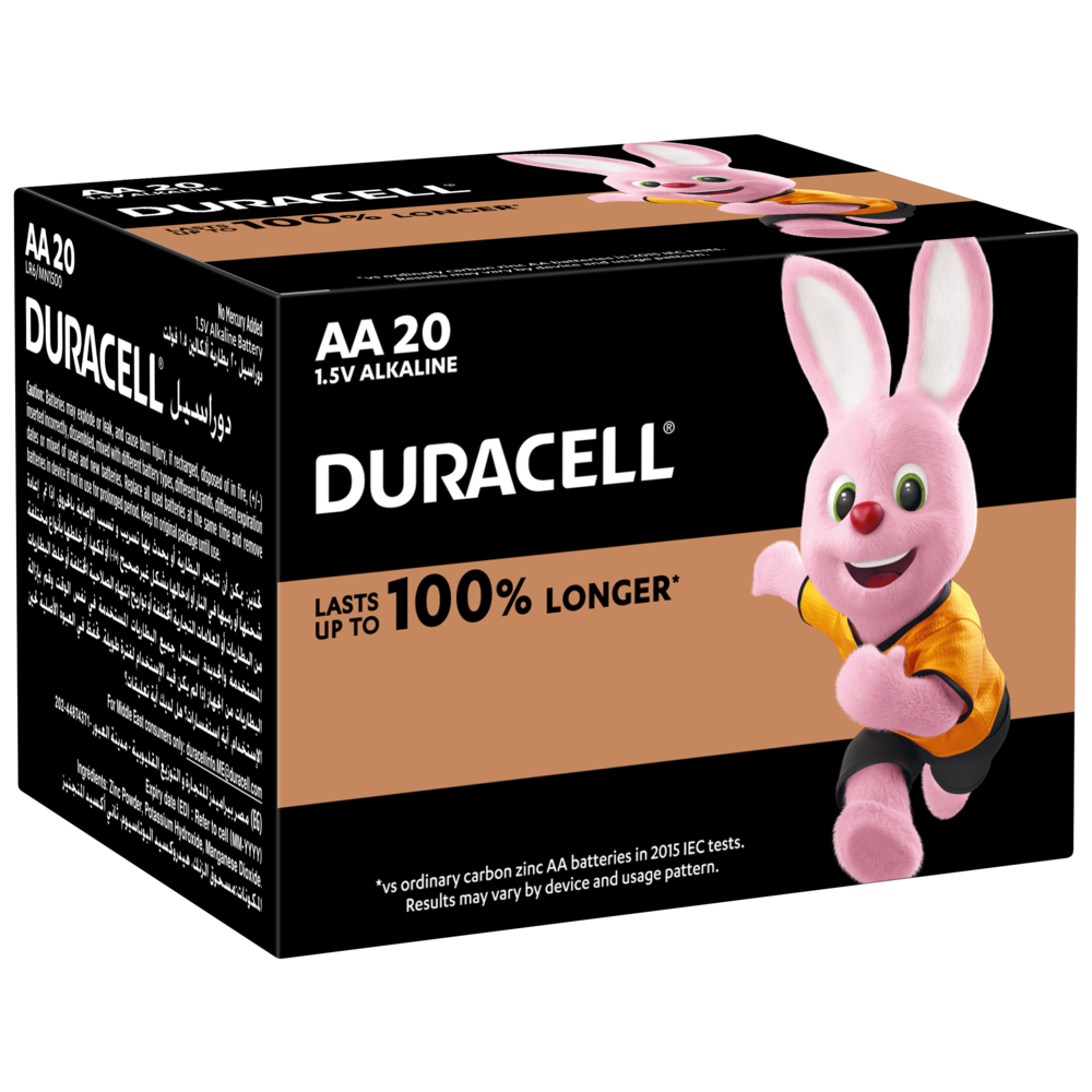 Duracell AA batteries - Traditional or rechargeable versions