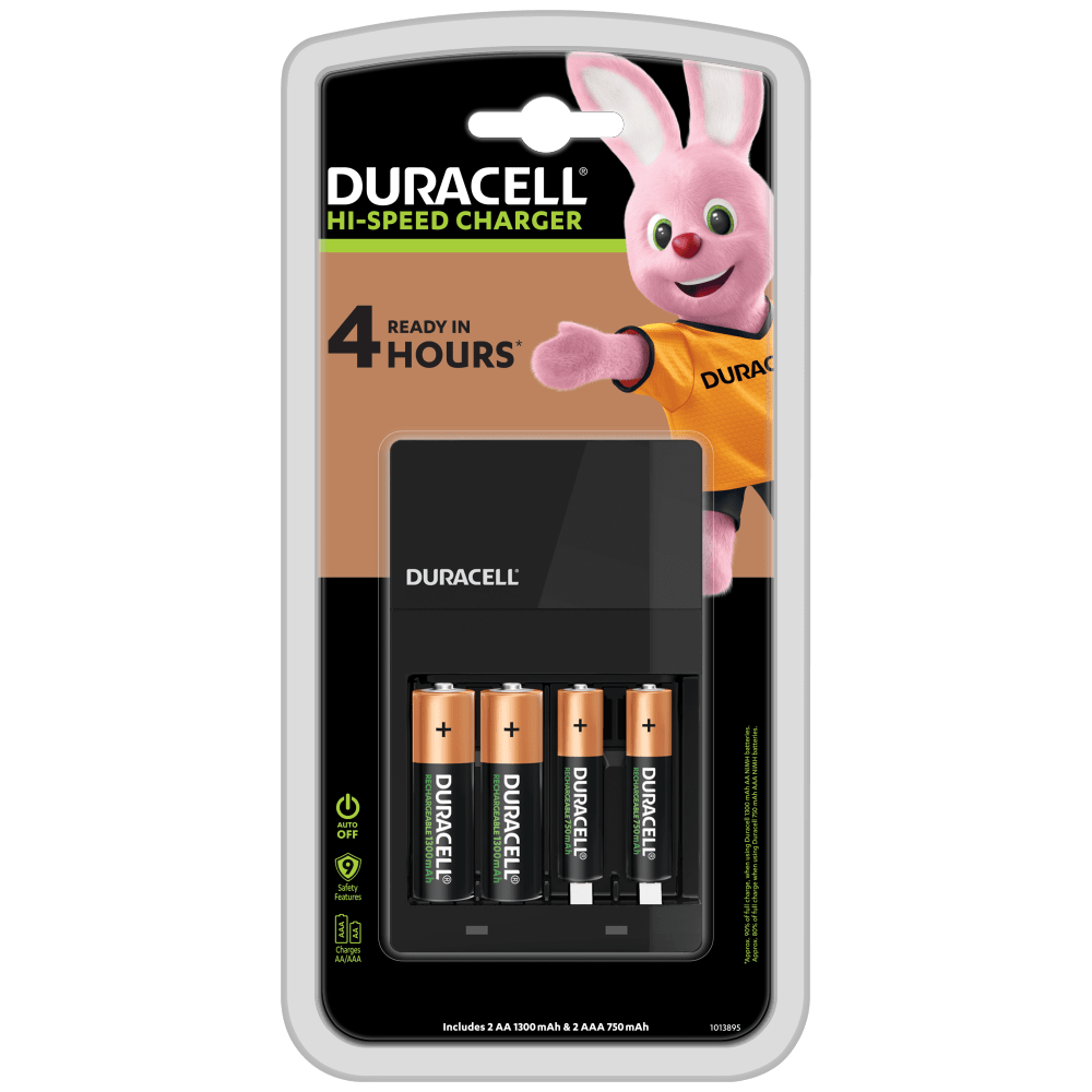 Duracell 4 Hour Hi-Speed Battery Charger